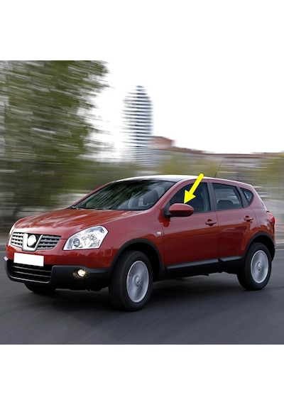 Nissan Qashqai J10 2007-13 Sol Dış Dikiz Aynası Kapağı 96374jd08e