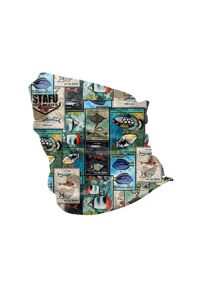 Stafu Pro Bogeyman Stamp Bandana Bandana-bn-pul Çok Renkli