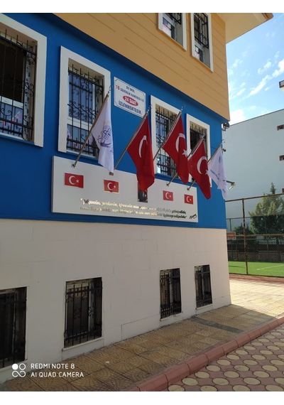Duvar Tipi Bayrak Direği Ayyldız Dahil 115 Cm Standart