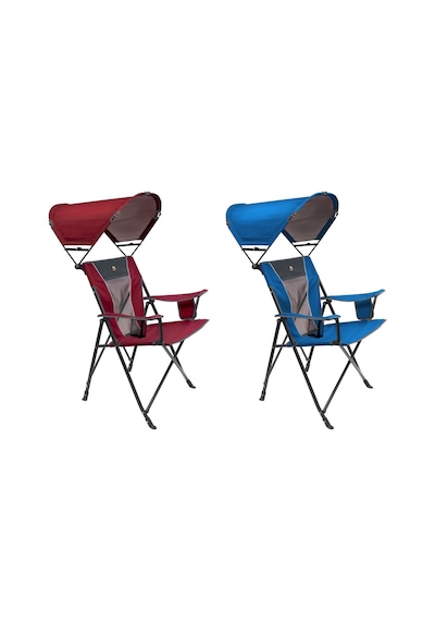 Gci Outdoor Sunshade Comfort Pro Chair Güneşlikli Katlanır Plaj Sandalyesi Mavi Çok Renkli