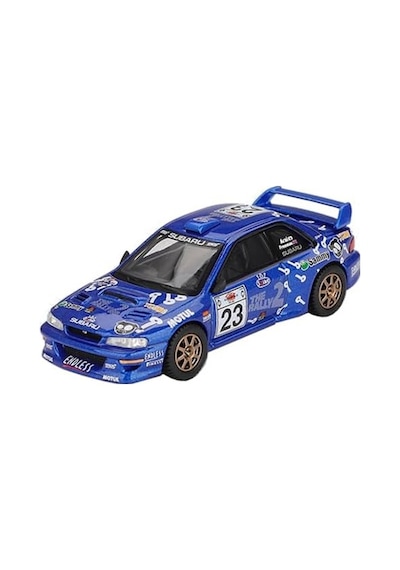 Sunrich Mgt01078-l Mını Gt 1/64 Subaru Impreza Wrc99 Acropolis Rally 2000 23 Sol Sap Bitmiş Ürün