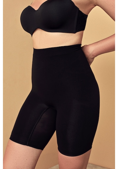 Penti Siyah Premium Seamless Push Up Şort Korse Siyah