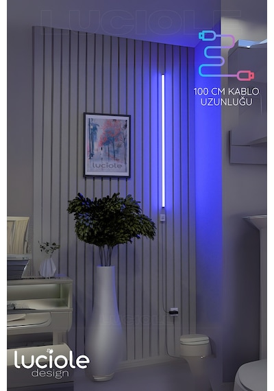 Uzaktan Kumandalı Led Lambader - Yatak Üstü, Tv Yanı ,oturma Odası - Greenlightluci