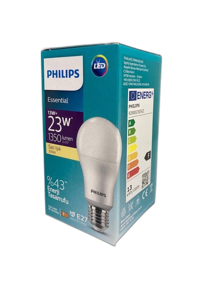 Essential Led Lamba 13W - 100W E27 Duy 2700K Sarı Işık