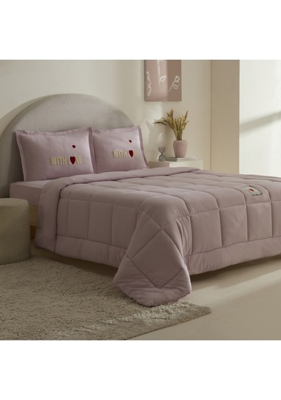 Karaca Home With Love Çift Kişilik Comfort Set Pembe