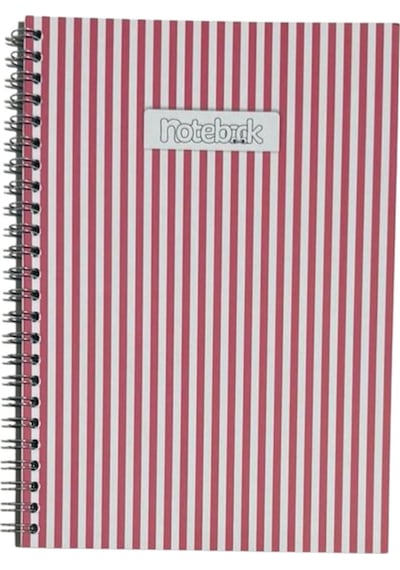 A5 Spiralli Pembeli Defter 40 Yaprak 3'lü Tamamı Çizgisiz