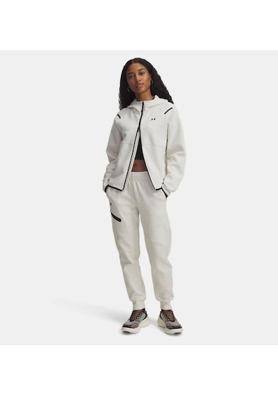 Under Armour Unstoppable Flc Jogger Kadın Eşofman Altı-31776 Beyaz