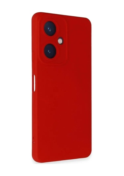 Jenerik Vivo Y27 Kılıf Nano İçi Kadife Silikon - Kırmızı