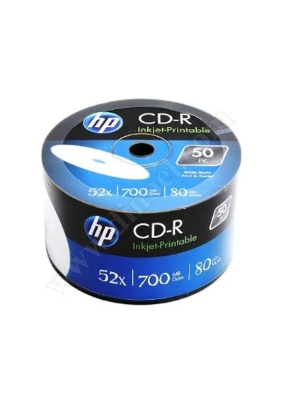 Hp Cd-r80 Full Face Inkjet Yazdırılabilir 700 Mb 52 X 50 Adet, H