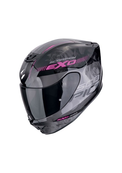 Scorpion Exo 391 Ava Kapalı Motosiklet Kaskı Siyah Pembe Siyah - Pembe