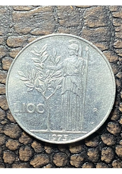 İtalya 100 Lire 1975 Republica İtaliana L100