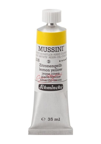 Schmincke Mussini Artist Yağlı Boya 35 Ml Seri 3 216 Lemon Yellow