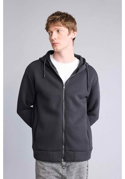 Defacto Kapüşonlu Fermuarlı Sweatshirt G9103AX26SM