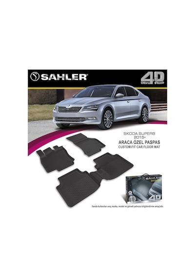 Skoda Superb Paspas Sahler 4.5D Havuzlu 2015- Sonrası