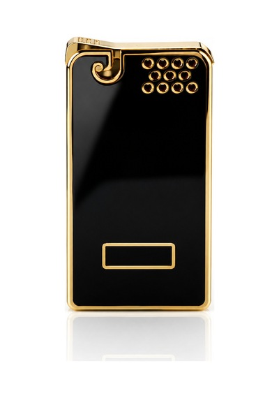 Premium Gold Gaz Dolumlu Metal Gövdeli Kapaklı Şık Model Siyah