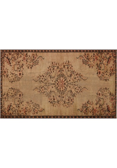 Eşsiz Güzelliğe Sahip Vintage El Dokuma Halı 141 X 236 Cm F1244