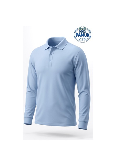 Gigi Luxe %100 Pamuk Unisex Çocuk Polo Yaka Uzun Kollu Okul Tişörtü Forması 5-15 Yaş İlkokul Ortaokul Mavi Mavi Gigi Luxe %100 Pamuk Unisex Çocuk Polo Yaka Uzun Kollu Okul Tişörtü Forması 5-15 Yaş İlkokul Ortaokul Mavi Mavi