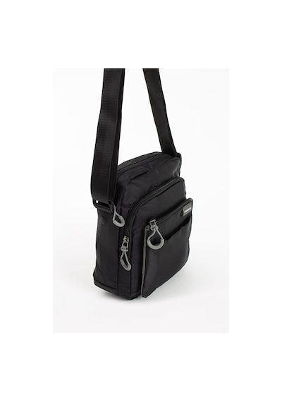 Sanmorris Unisex 5 Bölmeli Suya Dayanıklı Paraşüt Kumaş Organizer Çanta Siyah