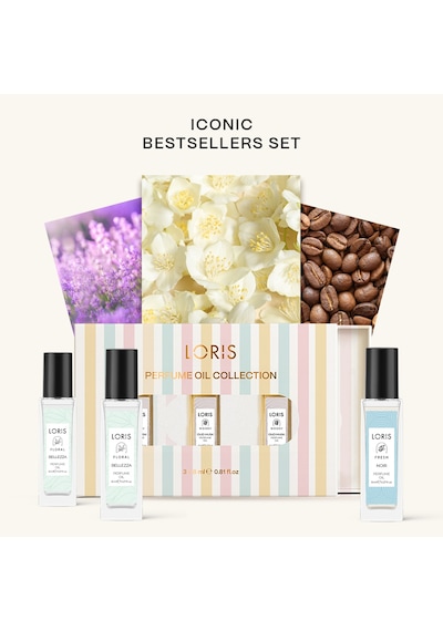 Loris Iconic Bestsellers Kadın & Erkek Parfüm Yağı Seti 3'lü