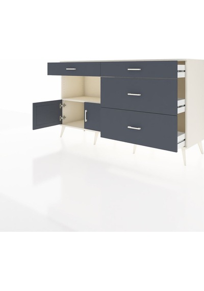 Hyperion Konsol Tek Raflı 4 Çekmeceli 2 Kapaklı 176x44x99 Aytaşı- Aytaşı-antrasit Hyperion Konsol Tek Raflı 4 Çekmeceli 2 Kapaklı 176x44x99 Aytaşı- Aytaşı-antrasit