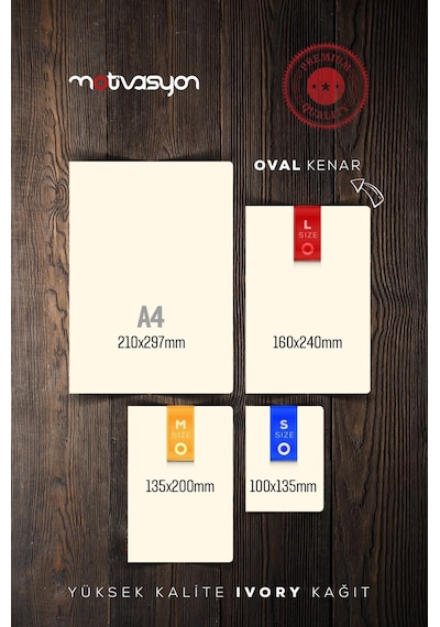 Motivasyon Defter Large Beden Boss Serisi 2 Li 16x24 Ebat