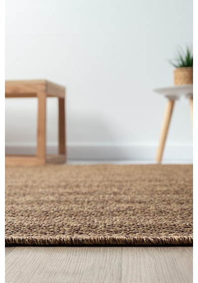 Mariesse Home Hav Toz Vermez Kolay Temizlenen Hasır Doku Sisal Halı 665-kahve