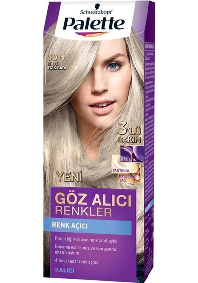 Palette Göz Alıcı Renkler 10-1 Küllü Açık Sarı 2'li