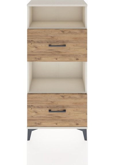 Hyperion Dolap 2 Raflı 2 Çekmeceli 60x44x134 Aytaşı-çam Aytaşı