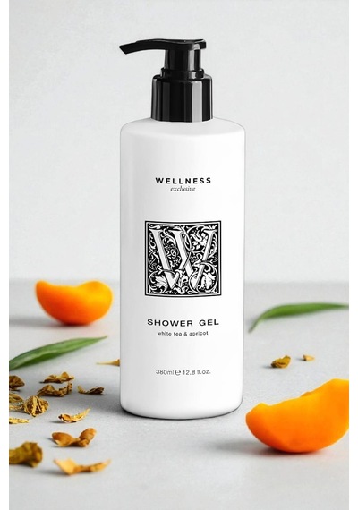 Wellness Exclusive White Tea & Apricot Shower Gel 380 Ml Beyaz Çay Ve Kayısı Özlü Duş Jeli Kayısı