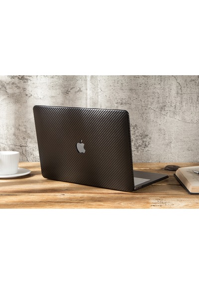 Apple Uyumlu MacBook Pro Kılıf 1706-08 A1989 2159 2251 2289 A2338 Karbon Fiber Siyah