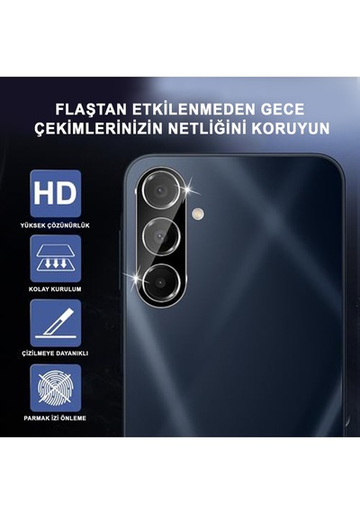 Samsuıng Galaxy A16 Uyumlu Kamera Lens Koruyucu Dayanıklı Kamera Koruyucu