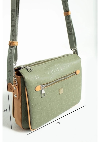 Just Polo Kadın Yeşil Taba Omuz Çantası Shopper Yeşil
