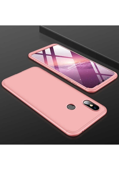 Xiaomi Redmi Note 5 Pro Kılıf Zore Ays Kapak Rose Gold