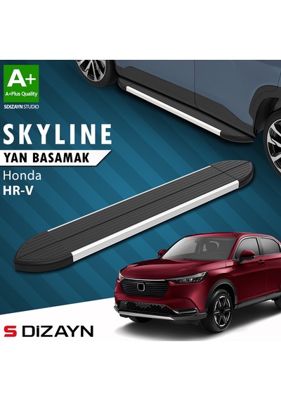 S-dizayn Honda Hr-v 3 Skyline Aluminyum Yan Basamak 173 Cm 2021 Üzeri A+ Kalite