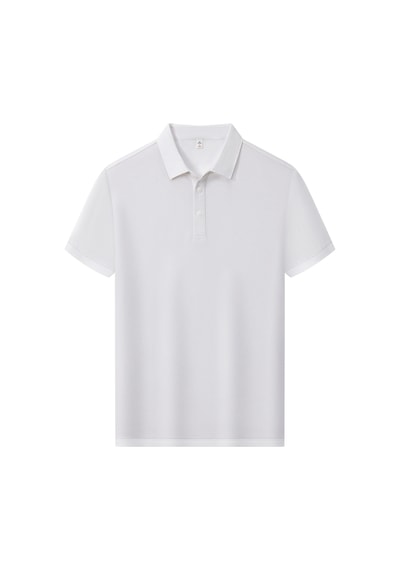 New Performance.arw98295.serintutan-antibakteriyel-yüksek Kalite.çıtçıtlı Polo T.shirt Beyaz