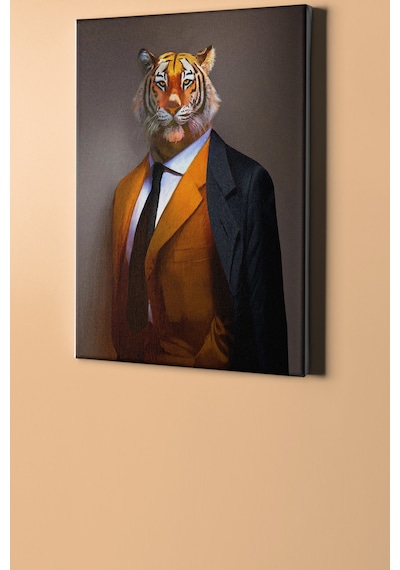 Webstyle Sayılarla Boyama Seti Kasnaklı Kaplan Adam 40 X 50 Cm