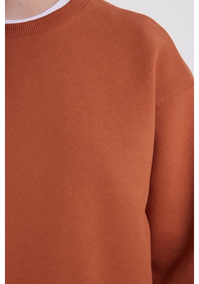 Tudors Kadın Oversize Geniş Kesim Pamuklu Bisiklet Yaka Kiremit Sweatshirt-39932 Kiremit Tudors Kadın Oversize Geniş Kesim Pamuklu Bisiklet Yaka Kiremit Sweatshirt-39932 Kiremit