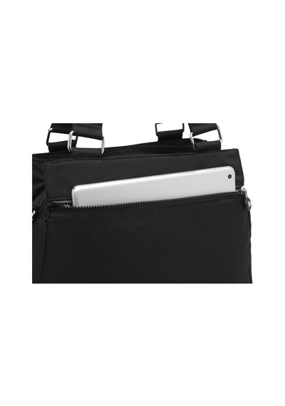 Krinkıl Kumaş Kadın Çantası Smart Bags 1125 Siyah