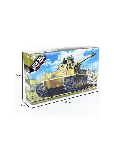 Academy 13239 1/35 Ölçek, German Tiger-ı Erken Dönem Tankı, Plastik Model Kiti-51231