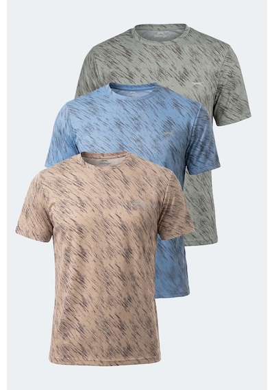 Slazenger Hady I 3 Lü Set Erkek Bej - Mavi - Nane Tişört