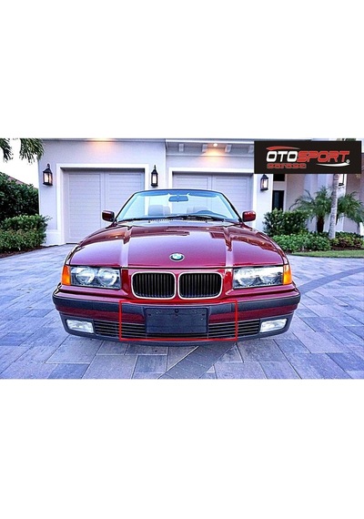 Bmw E36 Kare Ön Plakalık Fiberglass Boyasız