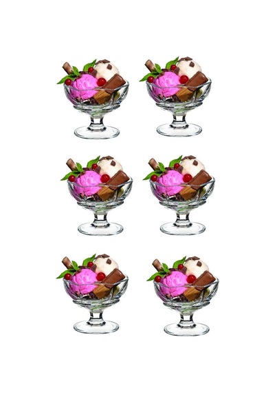 Paşabahçe 51368 Ice Ville Dondurmalık 6'lı Dondurma Sunum Kasesi