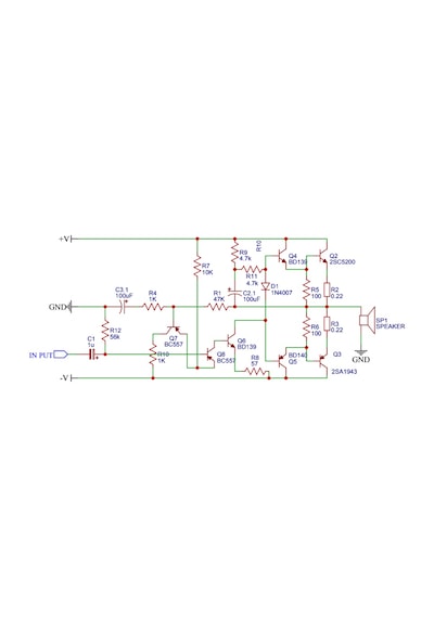 Tek Kanal 200 Watt Mono Amfi Devresi N11.80