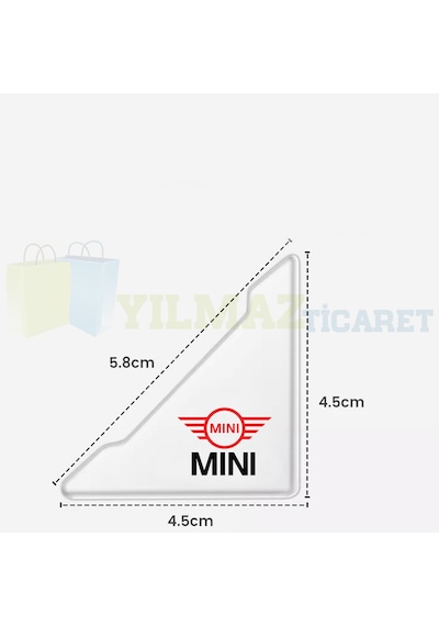 Mini Cooper Logo Kapı Kenar Köşe Koruyucu Çarpma Çizilme Önleyici