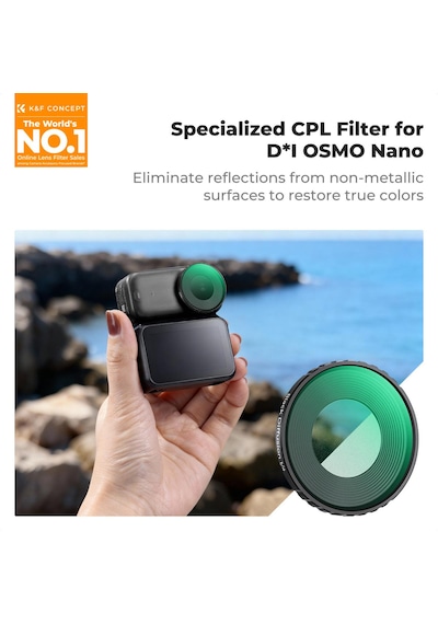 K&f Concept Djı Osmo Nano Uyumlu Cpl Filtre / Çok Katmanlı Hd Kaplama