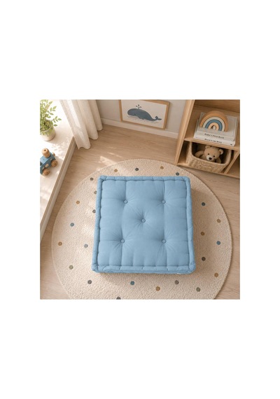 Bisküvi Minder Babyblue Açık Mavi