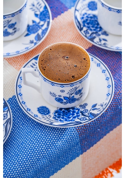 Acar Orlo 6 Kişilik Kahve Fincan Takımı - 90 Ml Renkli