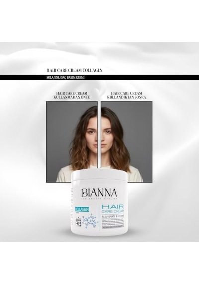 Kremi Collagen Canlandıran Ve Güneşten Koruyan Saç Bakım Kremi - 500ml