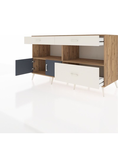 Kronos Konsol 2 Raflı 3 Çekmeceli 2 Kapaklı 176x59x99 Çam-antrasi Çam-antrasit/aytaşı Kronos Konsol 2 Raflı 3 Çekmeceli 2 Kapaklı 176x59x99 Çam-antrasi Çam-antrasit/aytaşı