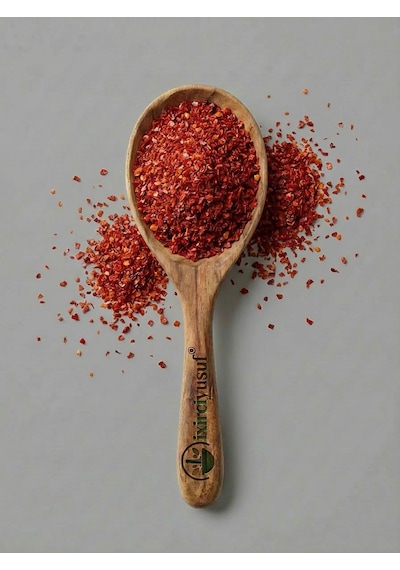 İxirciyusuf Kırmızı Pul Biber Maraş İpek Pul Biber Tatlı Pul Biber Red Pepper Flakes Capsicum Annuum Doğal Baharat 50 G